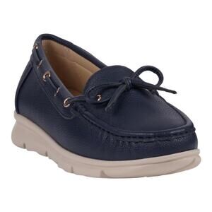 GC Shoes Women's Elora Boat Shoe Loafers Navy Size 6 1/2